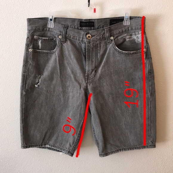 ❗️SOLD OUT❗️Men’s Black Denim Shorts - Picture 2 of 8